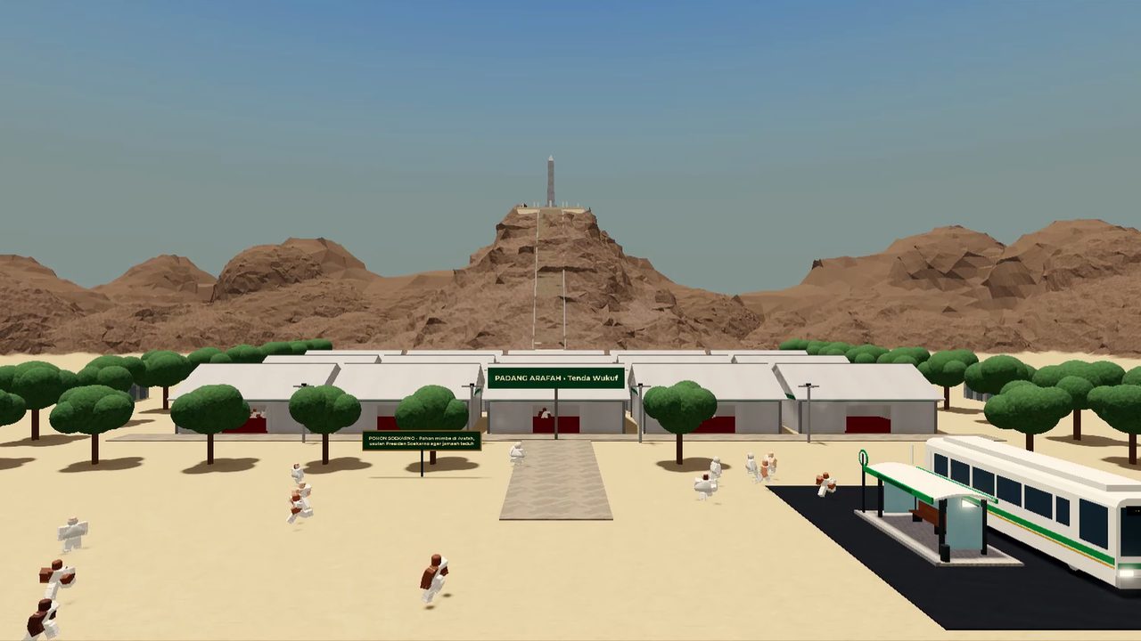 Padang Arafah di dalam game